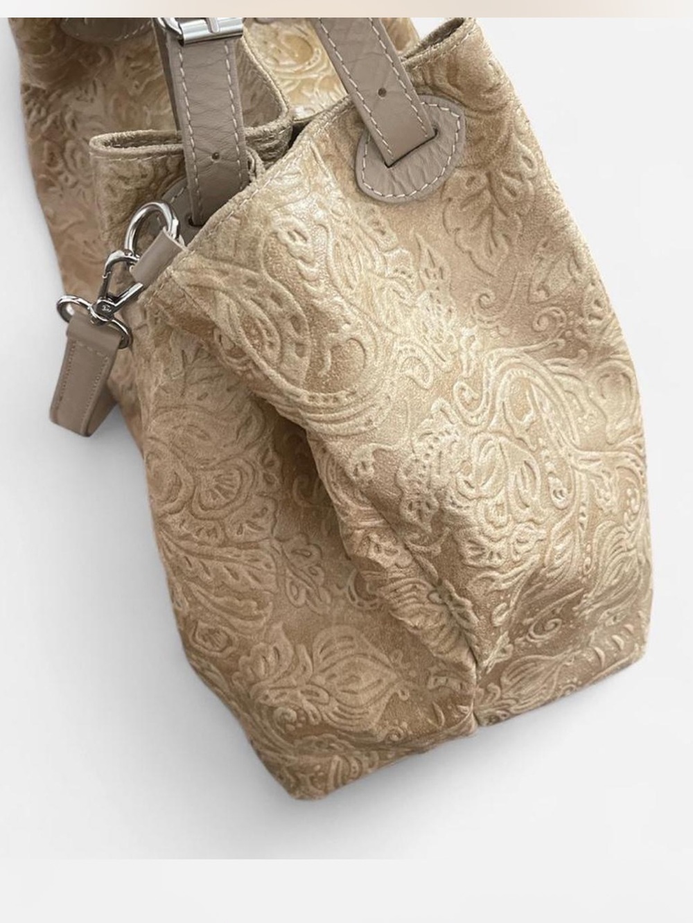 Isadora Italian slouchy hobo bag - Picture 5 of 8